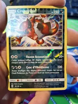 Krookodile / Crocorible 85/149 SM Base Set – French Pokemon Card NM Reverse Holo - Image 1