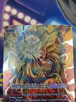 Dragon Ball Super Card Game Son Goku Leader BT9-127 RLR - Image 4