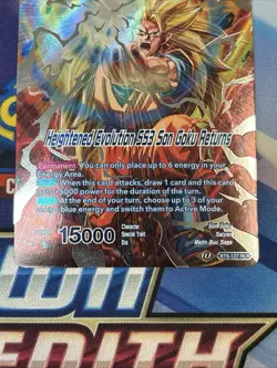 Dragon Ball Super Card Game Son Goku Leader BT9-127 RLR - Image 5