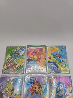 Pokemon TCG First Partner ILLUSTRATION COLLECTION 9 CARD SET Series 1 Promo's - Image 2