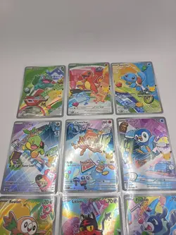 Pokemon TCG First Partner ILLUSTRATION COLLECTION 9 CARD SET Series 1 Promo's - Image 3
