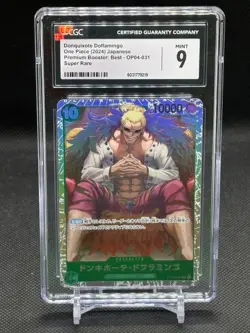 ONE PIECE JPN. cards Donquixote Doflamingo OP04-031 SR CGC 9 - Image 1