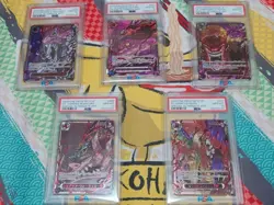 Five Elders PSA 10 Full Set ONE PIECE Card Game Red Parallel - Image 3