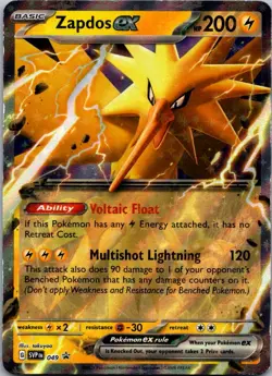 Zapdos ex - Promo SV: Scarlet & Violet Promo Cards 049 NM - Image 1