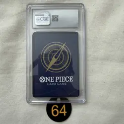 CGC 10 GEM MINT Ryuma P-072 One Piece card Promo P Best Selection Vol. 3 64 - Image 2