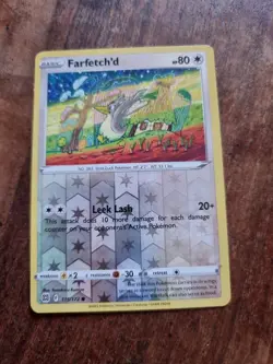 Pokemon TCG Farfetch'd Sword & Shield: Brilliant Stars 115/172 Reverse Holo... - Image 1