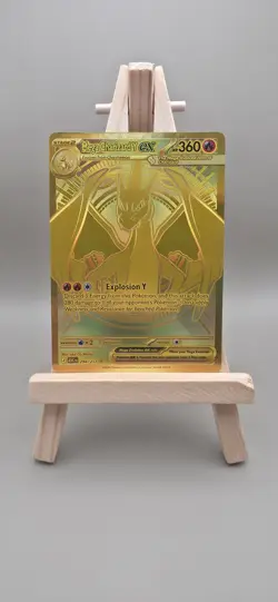 Pokemon TCG Mega Charizard Y Ex 294/217 Gold Ultra Rare Ascended Heroes NM/M Eng - Image 1