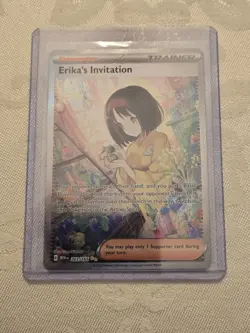 🔥 Pokemon TCG 151 Scarlet & Violet Erika's Invitation 203/165 - Image 1