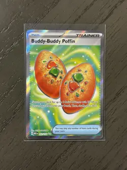 Pokemon TCG Buddy-Buddy Poffin 167/132 Me01: Mega Evolution Ultra Rare Near Mint - Image 1