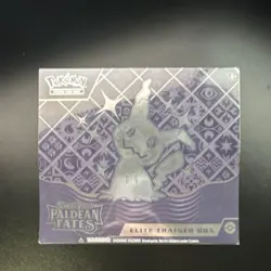 Pokemon Scarlet & Violet Paldean Fates Elite Trainer Box Mimikyu 2024 English - Image 1