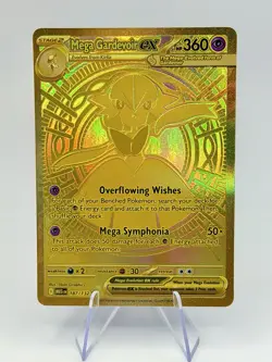 2025 Pokemon Mega Gardevoir ex 187/132 Gold Mega Hyper Rare Mega Evolution - Image 3