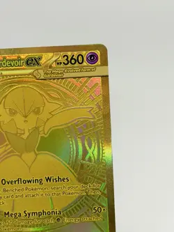 2025 Pokemon Mega Gardevoir ex 187/132 Gold Mega Hyper Rare Mega Evolution - Image 5