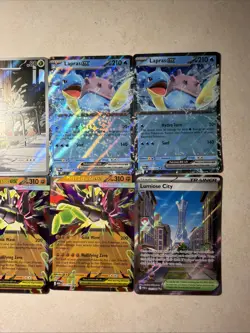 Perfect Order EX Lot Pokemon Prerelease Mega Zygarde Mega Clefable - Image 2