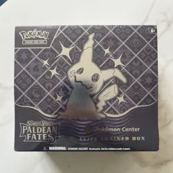 Paldean Fates Pokemon Center Elite Trainer Box (Small Tear) - Image 1