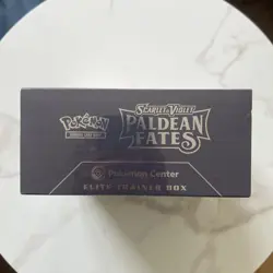 Paldean Fates Pokemon Center Elite Trainer Box (Small Tear) - Image 3
