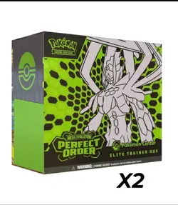 Perfect Order Pokemon Center Elite Trainer Box ETBs PRESALE! Lot of 2 - Image 1