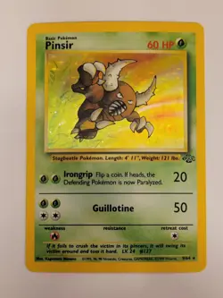 Pinsir 9/64 Holo Unlimited Jungle Holo Rare Pokemon TCG WoTc LP - Image 1