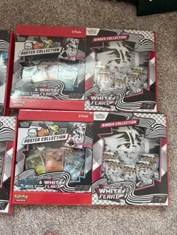 ✅ LOT OF 4 ✅ Pokemon Black Bolt & White Flare Binder Collection Sams Club Bundle - Image 2