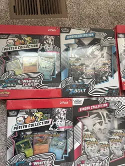 ✅ LOT OF 4 ✅ Pokemon Black Bolt & White Flare Binder Collection Sams Club Bundle - Image 3
