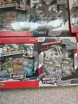 ✅ LOT OF 4 ✅ Pokemon Black Bolt & White Flare Binder Collection Sams Club Bundle - Image 4
