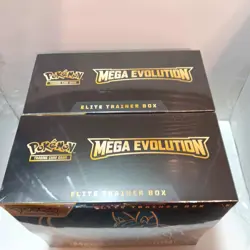 Pokemon Mega Evolution Elite Trainer Box Art Set x2 & Booster Pack Art Set Lot - Image 5