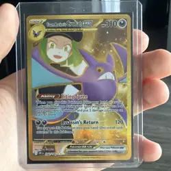 Pokemon TCG Team Rocket's Crobat ex 242/182 Destined Rivals Hyper Rare NM - Image 2
