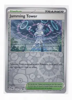 Jamming Tower 153/167 - Twilight Masquerade - LP Reverse Holo - Pokemon TCG - Image 1