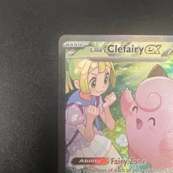 Pokemon TCG Lillie's Clefairy ex 184/159 Journey Together - Special Illustration - Image 5
