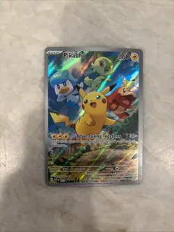 Pokemon Pikachu Adventuring Together Full Art Holo SVP Black Star Promos SVP 027 - Image 1