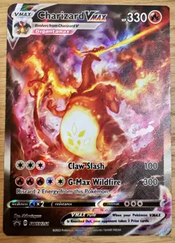 Pokemon TCG Charizard VMAX Sword & Shield Swsh261 Holo Promo - Image 1
