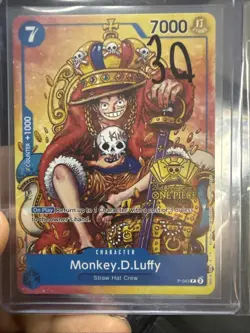 Monkey.D.Luffy (2nd Anniversary Stamped Promo) P-043 One Piece Promotion... - Image 2