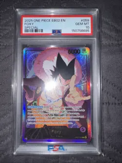 PSA 10 Foxy SPR Gold Leader - EB02 25th Anime Collection - Image 1