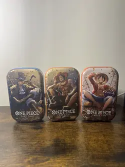 One Piece OP-13 Tin Set Vol 2 (3 Tins Set) - Factory Sealed brand new - Image 1