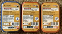 One Piece Vol. 2 Mini Tin Set (Ace/Sabo/Luffy Promo+2x OP-13 Packs) NEW SEALED🔥 - Image 2