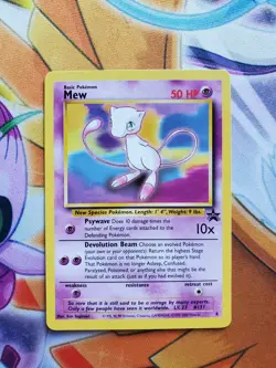 Mew #8 Black Star Promo WOTC Pokemon Card NM With eBay Shipping - Image 1