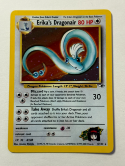 Erika’s Dragonair 4/132 Holo Rare - Pokemon TCG Gym Heroes - NM/MT Card / WICKED - Image 1