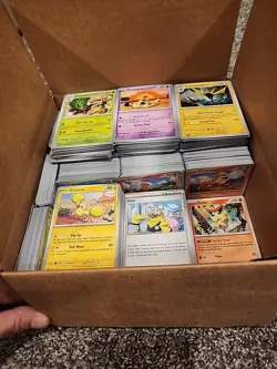 2500 Pokemon Card Bulk Lot Common Uncommon Authentic No Energys 2023-2024 - Image 2