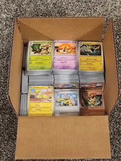 2500 Pokemon Card Bulk Lot Common Uncommon Authentic No Energys 2023-2024 - Image 3