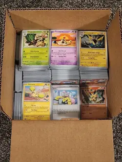 2500 Pokemon Card Bulk Lot Common Uncommon Authentic No Energys 2023-2024 - Image 4