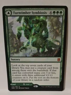 MTG Turntimber, Serpentine Wood/ Turntimber Symbiosis x1 Regular ZR NM/PFresh! - Image 2