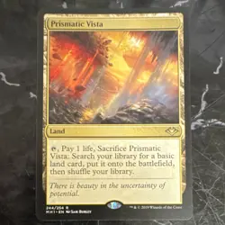 Prismatic Vista Modern Horizons Rare Land Regular English 244 MTG Wizards - Image 1