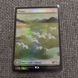 MTG FOIL Plains APAC Promo - Year Of The Horse 2026 - English - A - Image 1