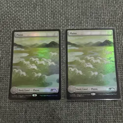 MTG FOIL Plains APAC Promo - Year Of The Horse 2026 - English - A - Image 2