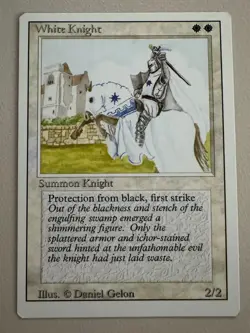 White Knight x3 playset - MTG - REVISED (3rd) - ENGLISCH - ©1994 NM/M - Image 1