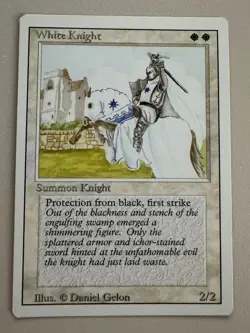 White Knight x3 playset - MTG - REVISED (3rd) - ENGLISCH - ©1994 NM/M - Image 3