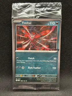 Pokemon TCG YVELTAL EB Games Stamped Promo 088/132 SEALED Cosmos Holo - Image 1