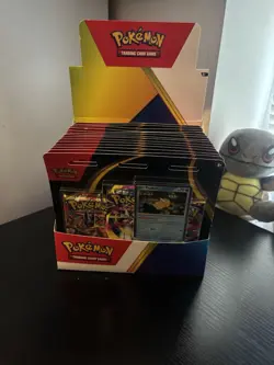 Pokemon TCG Mega Evolutions 14x 3-Pack Blisters Case – Psyduck & Golduck Promos - Image 1