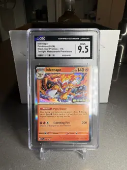 2024 Pokemon - Infernape - Twilight Masquerade Promo #116 CGC 9.5 - Image 1