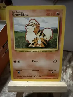Pokemon TCG: Arcanine 23/102 & Growlithe 28/102 Base Set-Reg-Unlimited-WOTC-LP - Image 3