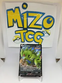 Pokemon TCG Tyranitar v Full Art Holo Rare Alternate Card 097/163 - Image 1
